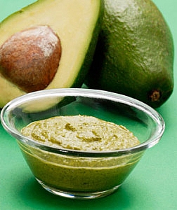 Blended avocado