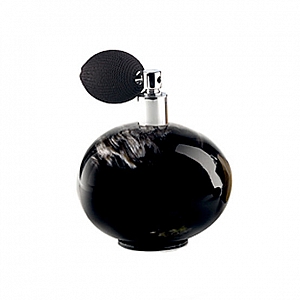 Black perfume bottle