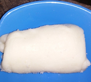 Moulded pounded yam