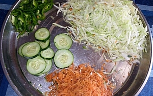 Already sliced coleslaw ingredients
