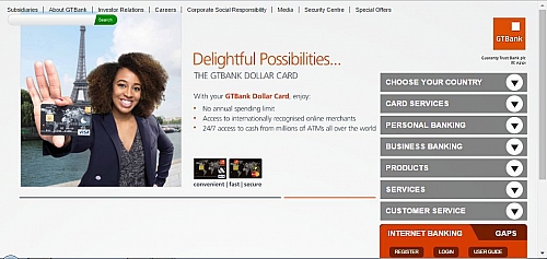 Gtbank Dollar MasterCard use for online transactions in dollars