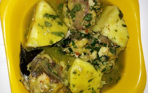 How to prepare yam with catfish pepper soup