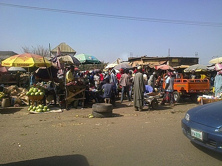 Farin Gada market entrance