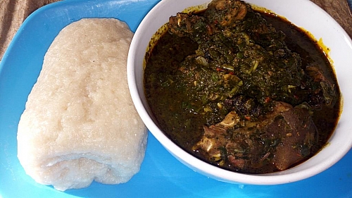 Enjoy your delicious afang soup