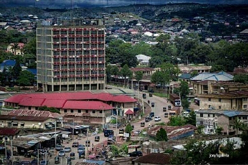 Picture of Jos City viewed from a high hill