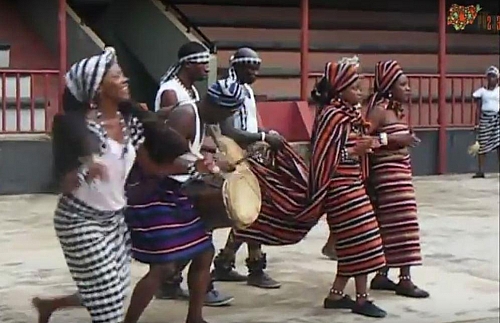 Picture showing cultural dance group in Benue State