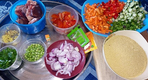 Easy couscous salad ingredients