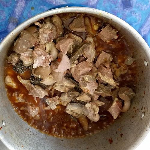 Assorted meat can now be added to the sauce