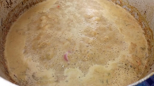 Photo of Once the stock starts to boil, add the rice immediately and cook Once the stock starts to boil, add the rice immediately and cook