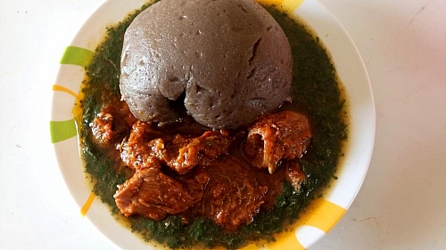 Ewedu soup with Amala, what a delicious combination