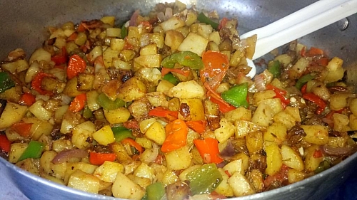 Photo of Now, your delicious stir fry potatoes is ready Now, your delicious stir fry potatoes is ready