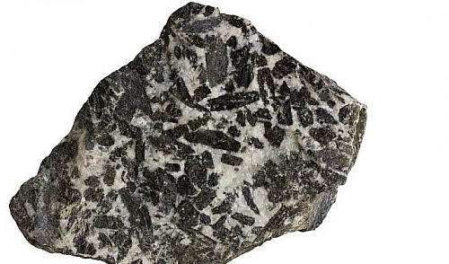 Gabbro, an example of intrusive igneous rock