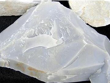 Novaculite, a dense, hard, fine-grained siliceous rock