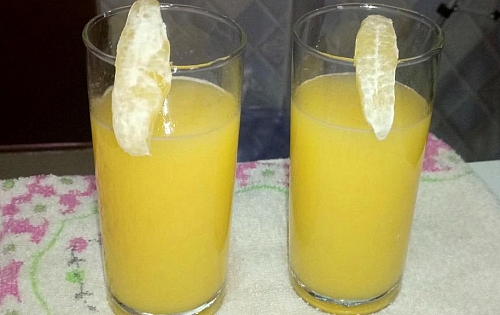Serve orange juice chilled