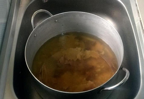 Photo of Once this has boiled, leave it to cool down completely before washing it normally Once this has boiled, leave it to cool down completely before washing it normally