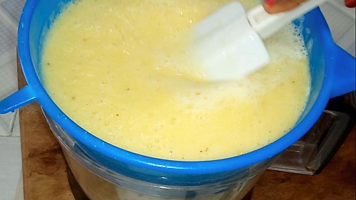 I love to strain out the pulp after blending but you can serve the pineapple juice with the pulp if you are comfortable with it