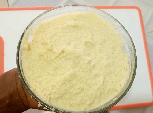 Garlic paste is ready once it is smooth and creamy