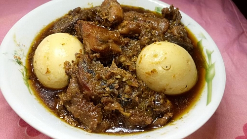 Ayamase stew recipe a.k.a ofada stew