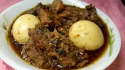 Picture of Ofada stew (ayaamse stew)