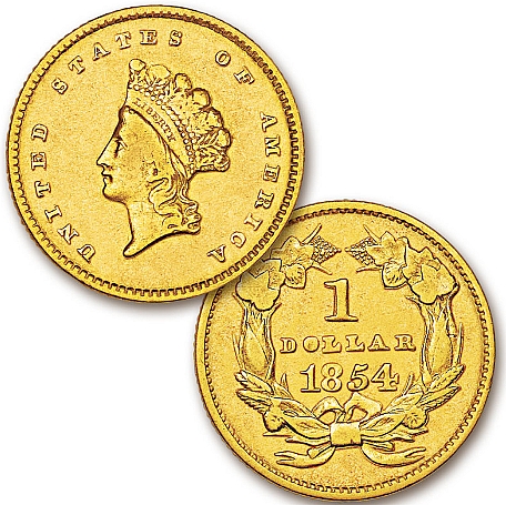 A Standard gold coin. This type of money has its face value printed on it. The number printed on it is equivalent to the amount of gold used in making it. Most coins that are used today are token coins and no more standard coins.