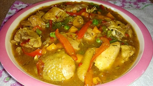 Photo of Curry Chicken Sauce Recipe: How to Prepare Curry Sauce For White Rice (Chicken Sauce with Mixed Vegetables)