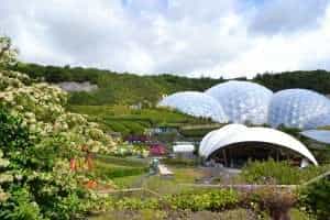 Artificial ecosystem: Eden ecological experiment in Cornwall