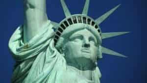 Statue of Liberty Representing Democracy
